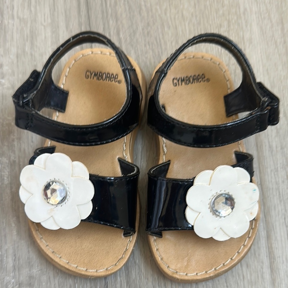 Gymboree Black and White Kids Moccasins